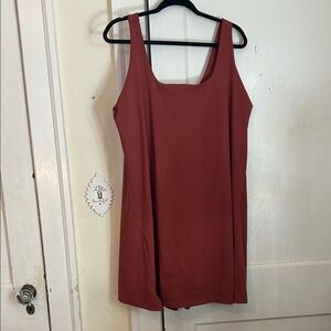 Burnt orange old navy activewear dress